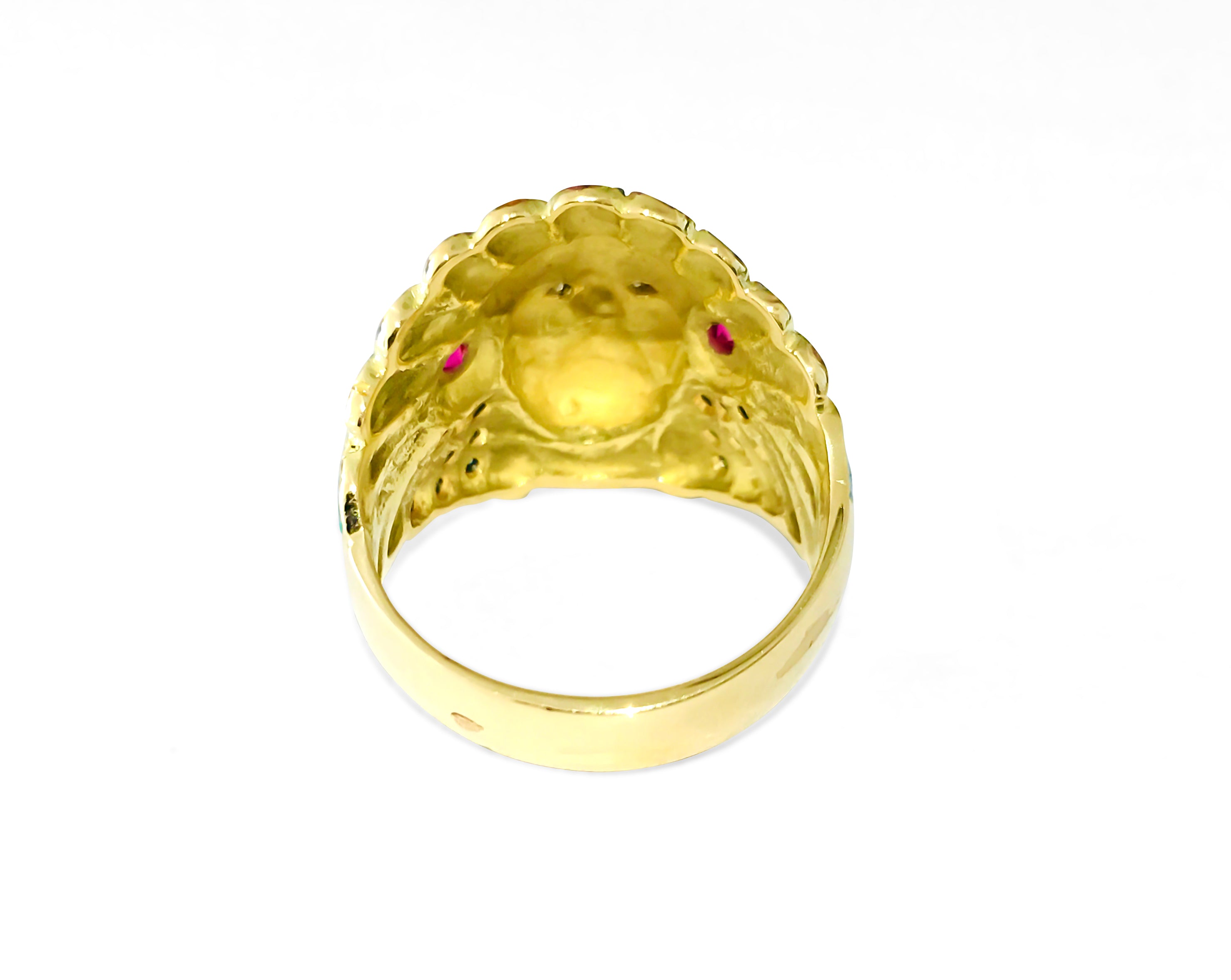 American Indian. 18k, 0.85 carat Diamond & Ruby Ring - Prince The Jeweler american-indian-18k-0-85-carat-diamond-ruby-ring, Rings, wk_end_auction